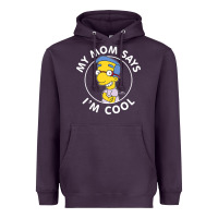 Plum The Simpsons Milhouse My Mom Says I'm Cool V1 Heavyweight Hoodie - tuanDangUi