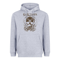 Heather Grey Seether Octoskull Heavyweight Hoodie - tuanDangUi