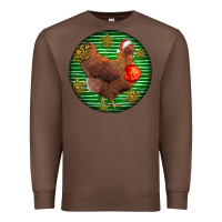 Chestnut new hampshire red chicken christmas Premium Sweatshirt - LillyAllenDesigns