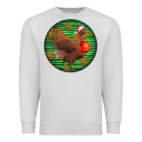 Dove Grey new hampshire red chicken christmas Premium Sweatshirt - LillyAllenDesigns