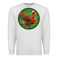 Oatmeal Heather new hampshire red chicken christmas Premium Sweatshirt - LillyAllenDesigns