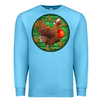 Ocean Blue new hampshire red chicken christmas Premium Sweatshirt - LillyAllenDesigns