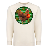 Sandshell new hampshire red chicken christmas Premium Sweatshirt - LillyAllenDesigns