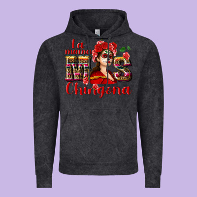 La Mama Mos Chingona Vintage Hoodie Designed By Nancycooperartshop