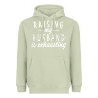 Matcha raising my husband is exhausting wife gifts funny Heavyweight Hoodie - tuanDangUi