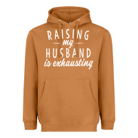 Meerkat raising my husband is exhausting wife gifts funny Heavyweight Hoodie - tuanDangUi