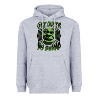 Heather Grey Shrek Get Outta My Swamp Heavyweight Hoodie - tuanDangUi