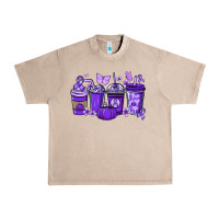 French Oak Cancer coffee cups purple ribbon Urban Heavy Tee - NancyCooperArtShop