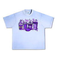 Grape Ice Cancer coffee cups purple ribbon Urban Heavy Tee - NancyCooperArtShop