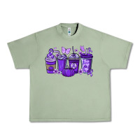 Oil Green Cancer coffee cups purple ribbon Urban Heavy Tee - NancyCooperArtShop