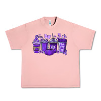 Salmon Cancer coffee cups purple ribbon Urban Heavy Tee - NancyCooperArtShop