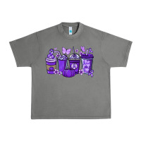 Tornado Cancer coffee cups purple ribbon Urban Heavy Tee - NancyCooperArtShop