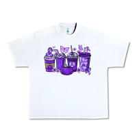 White Cancer coffee cups purple ribbon Urban Heavy Tee - NancyCooperArtShop