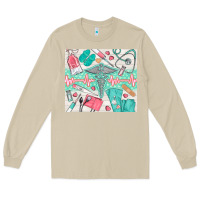 Mushroom nurse medical equipment Long Sleeve Tee - TumblerDesignByShophia