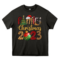 Asphalt family christmas 2023 Heavy Core Tee - MaliasSmallBusiness