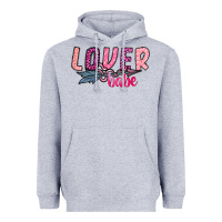 Heather Grey Lover Babe Heavyweight Hoodie - SublimationCraftShop