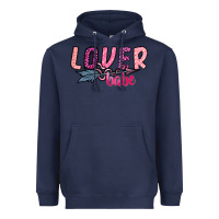 Navy Lover Babe Heavyweight Hoodie - SublimationCraftShop
