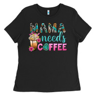 Black Mama Needs Coffee Bbs Ladies Tee - BundleAndBundleShop