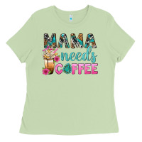 Matcha Mama Needs Coffee Bbs Ladies Tee - BundleAndBundleShop