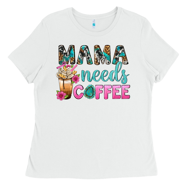 Mama Needs Coffee Bbs Ladies Tee by BundleAndBundleShop | Teevron