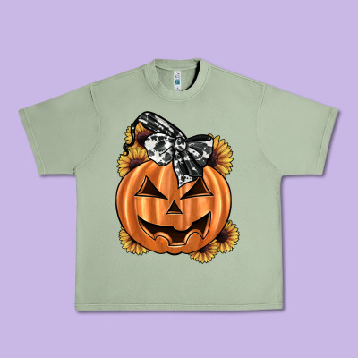 Sunflower Pumpkin Urban Heavy Tee Designed By Jahusdesignshop