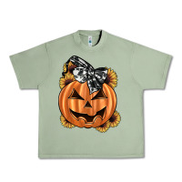 Oil Green sunflower pumpkin Urban Heavy Tee - JahusDesignShop