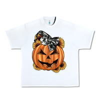 White sunflower pumpkin Urban Heavy Tee - JahusDesignShop