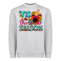 Heather Grey tis the season football coffee mug Heavyweight Sweatshirt - FaDigitalArtStudio
