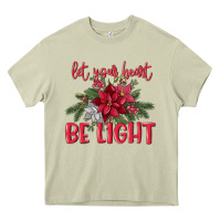 Mossy Let your heart be light Heavy Core Tee - MaliasSmallBusiness