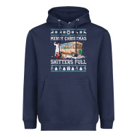 Merry Christmas Shitters Full Heavyweight Hoodie | Teevron
