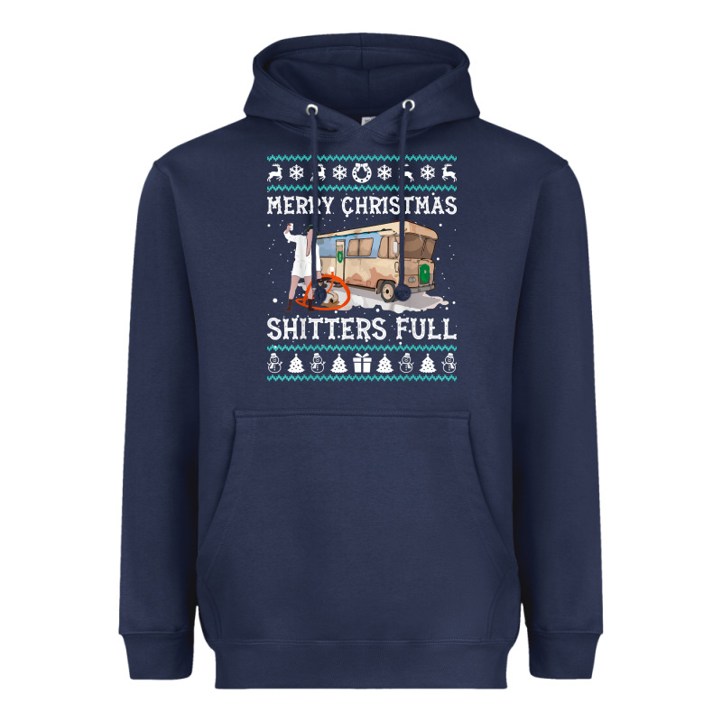 Merry Christmas Shitters Full Heavyweight Hoodie by tuanDangUi | Teevron