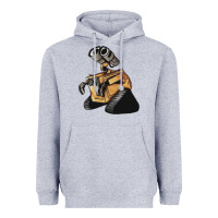 Heather Grey wall e Heavyweight Hoodie - tuanDangUi