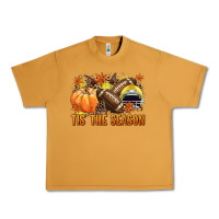 Peanut Butter Tis' the season Football yellow helmet Urban Heavy Tee - NancyCooperArtShop
