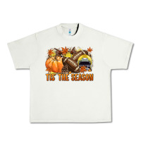 Pistachio Tis' the season Football yellow helmet Urban Heavy Tee - NancyCooperArtShop