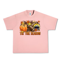 Salmon Tis' the season Football yellow helmet Urban Heavy Tee - NancyCooperArtShop