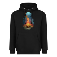 Black Limited Edition Dark Souls Heavyweight Hoodie - tuanDangUi