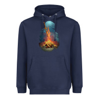 Navy Limited Edition Dark Souls Heavyweight Hoodie - tuanDangUi