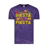 Cloud Purple No Siesta Let's Fiesta Vintage Tee - texasbilliewilder
