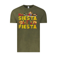 Vintage Olive No Siesta Let's Fiesta Vintage Tee - texasbilliewilder