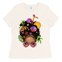 Bone Beach Hair Afro Messy Bun Bbs Ladies Tee - BundleAndBundleShop