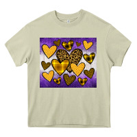 Mossy lakers hearts Heavy Core Tee - JahusDesignShop