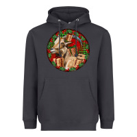 Smoke Spanish Goat Christmas Heavyweight Hoodie - LillyAllenDesigns