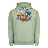 Pigment Oil Green nails Urban Hoodie - BarkalooDesign