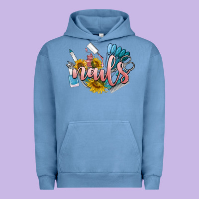 Nails Urban Hoodie Designed By Barkaloodesign