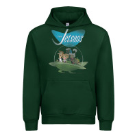 Forest Green The Jetsons Ship Urban Hoodie - tuanDangUi