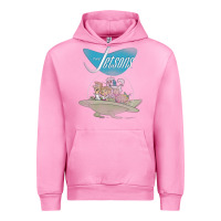 Fuchsia Pink The Jetsons Ship Urban Hoodie - tuanDangUi