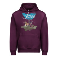 Mauve Wine The Jetsons Ship Urban Hoodie - tuanDangUi