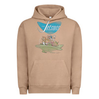 Pigment Burro The Jetsons Ship Urban Hoodie - tuanDangUi