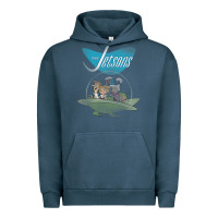 Pigment Midnight Navy The Jetsons Ship Urban Hoodie - tuanDangUi