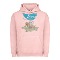 Pigment Salmon The Jetsons Ship Urban Hoodie - tuanDangUi
